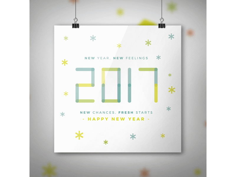 New Year gif colorful cute gif graphic design minimal concept new year