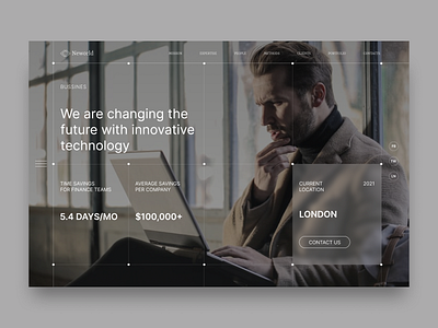 NEWORLD. MAIN PAGE branding clean fintech minimal typography ui ux web website