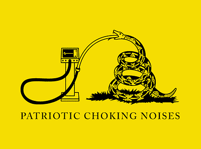Patriotic Choking Noises covid 19 humor illustration meme vexillology