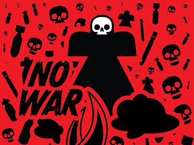 No War. illustration poster vector war