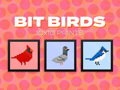 Bit Bird Prints