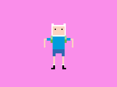 8-bit Adventure Time Finn 8bit adventure time finn retro