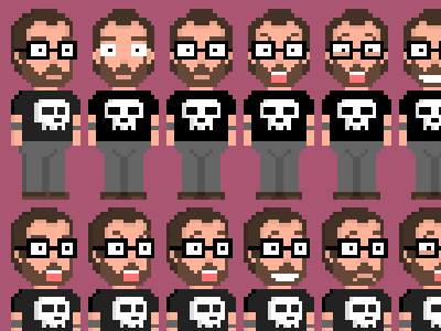 Pixel Art Expressions characters facial expressions pixel art pixels