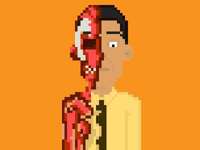 Gustavo "Gus" Fring Dead breaking bad gus fring pixel art