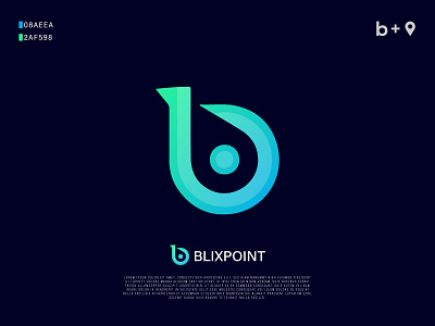 B + Location brand identity branding logo negative speech ui world
