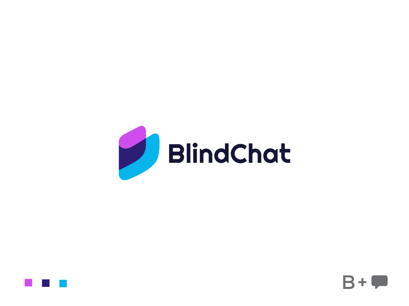 B + Chat Logo Design By HQ Shakib On Dribbble