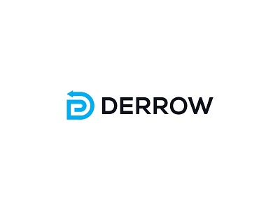 DERROW - Letter D + Arrows - logodesign