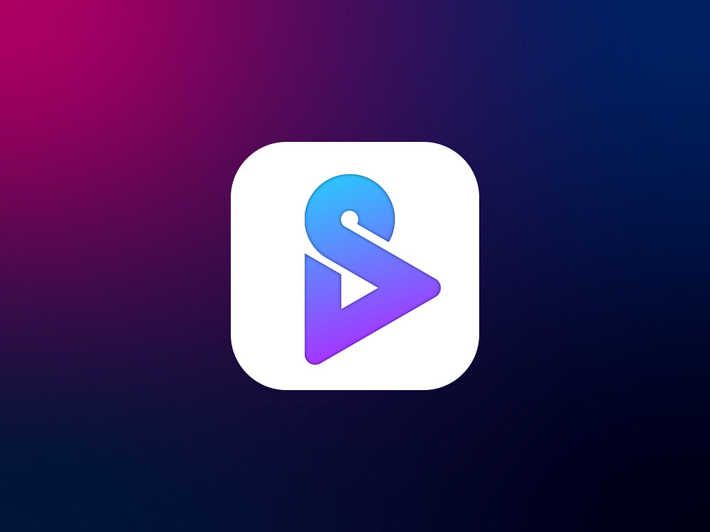 Playit app icon by HQ Shakib || Logo & Brand Identity on Dribbble