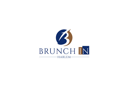 Brunch In Harlem Logo company logo identity logo design personal logo