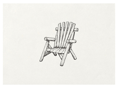 Adirondack chair adirondack chair drawn farm logo old vintage