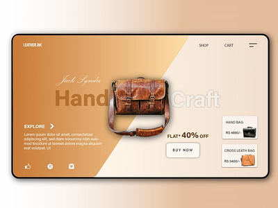 Leather.inc- Online shopping website