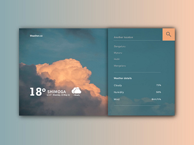 Weather forecast - Website