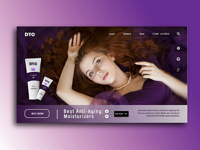 DYC - Beauty product - Website