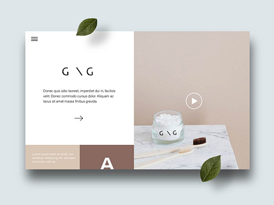 Gag -Product - Website adobe illustrator branding color palette creative design illustration minimal ui vector website design