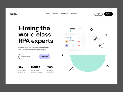 Website Header UI Design adobe xd app branding design figma graphic design header hero section illustration landing page design logo ui ui design uiux ux uxui vector web design website website design