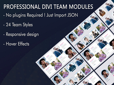 Professional Divi Team Layout Bundle divi builder divi layouts divi theme drag and drop wordpress theme