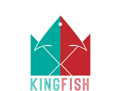 King Fish | Restaurant branding design illustration logo