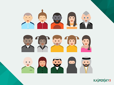 Avatars for Kaspersky international Klub Rewards portal