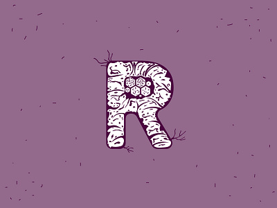R-oot font font design letters logo typeface