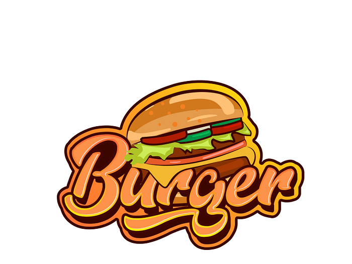 Burger LOGO by Rahat150 on Dribbble