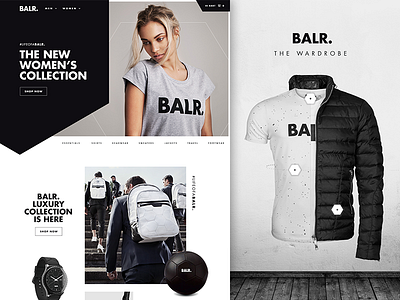Balr balr design e commerce home luxury products shop web webshop