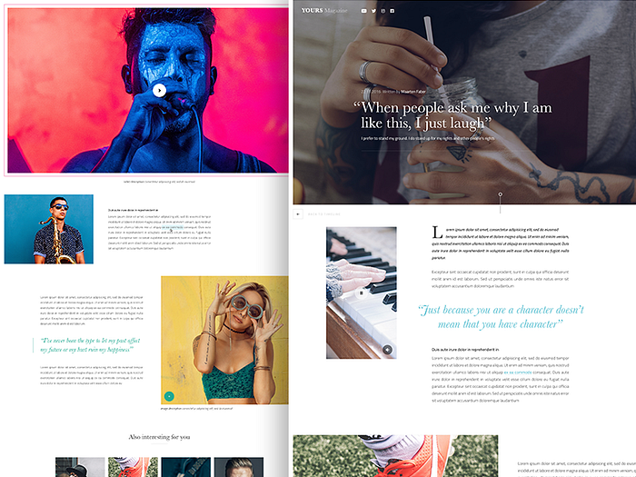Magazine Article by Bart Ebbekink for Unusual Pixels on Dribbble