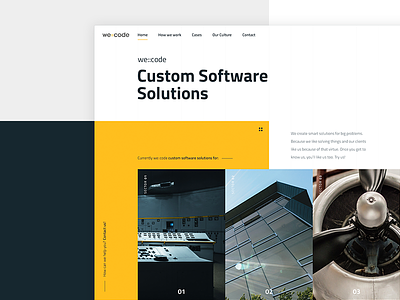 Custom Software Solutions black business coding corporate development shapes software technology yellow