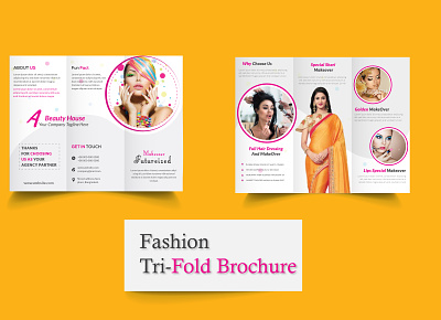Tri Fold Broucher Design branding brochure design design minimal print print design print template social media design trifold brochure trifold template