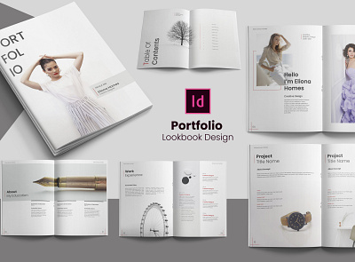 Portfolio Lookbook Brochure affinity publisher branding brochure brochure design company profile indesign lookbook minimal multipage print print design