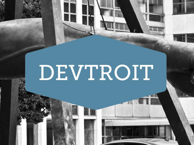 Devtroit Badge badge detroit logo