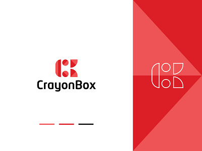 CrayonBox branding cb logo coloful logo concept creative logo creative logo maker engineering logo icon logo typography vector