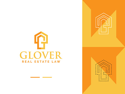 Glover Real Estate Law be letter logo branding coloful logo concept creative logo creative logo maker design engineering logo icon logo
