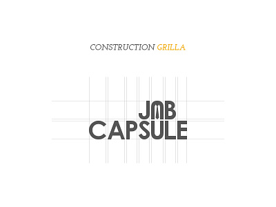 Job Capsule Logo Construction Grilla design logo