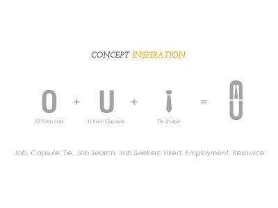 Job Capsule Logo Concept Inspiration design logo