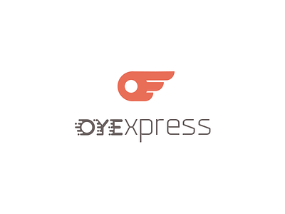 Oyexpress Logo Design branding delivery export express fast flight fly icon logistic logo quick simple truck typo wing