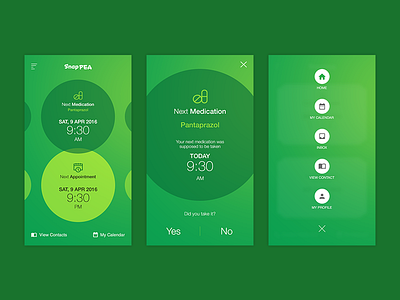 Doctor Appointment & Medication App android app appointment doctorappointment fahaddesigns fd healthcare interactivescreens ios medication mobile uiux