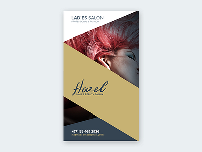 Hazel - Business Card Design businesscard visitingcard