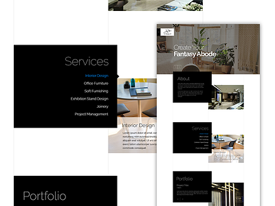 Art Decoration - Website Design architect artdecoration dubai fahaddesigns fd interaction interiordesign landing parallax ui ux websitedesign