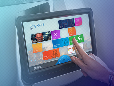 In-Flight Entertainment Graphical User Interface Design