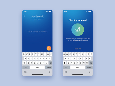 Forgot Password - Color Variation 2 android app email fahaddesigns fd field forgot password form healthcare ios login ui uiux ux vector