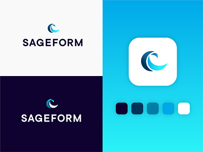 Sageform LLC Branding brand identity branding color palette design graphic design logo ui visual design web