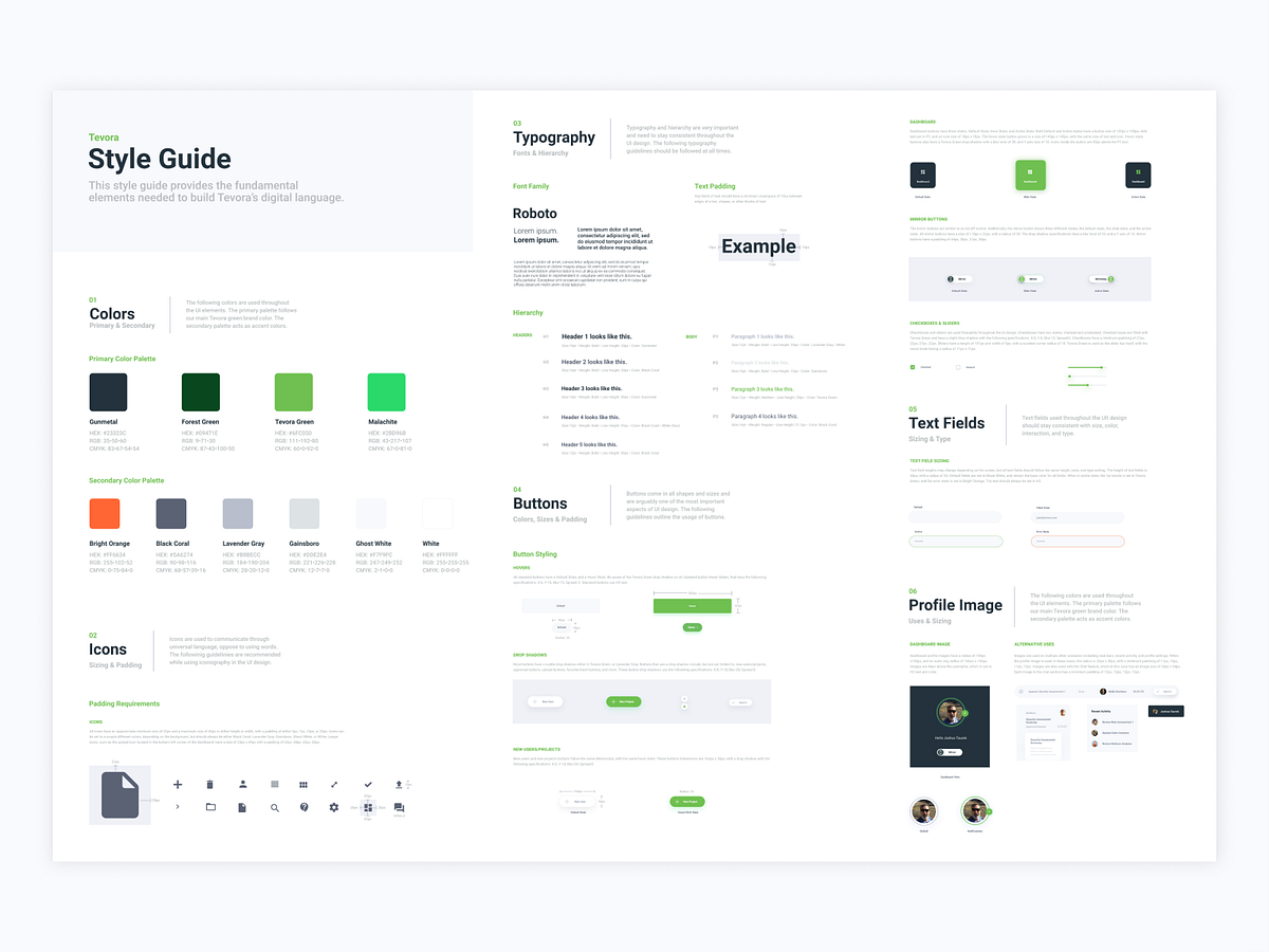 Tevora Digital Style Guide by Kylie Bradshaw for Apexx Strategies on ...