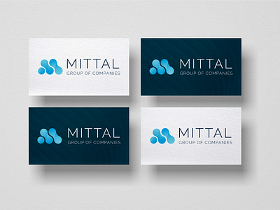 Mittal Group of Companies - Logo Design blue brand design brand identity branding color corporate logo design graphic design logo logo design teal typography vector visual design
