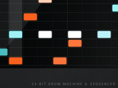 Sequencer drum machine sequencer synthesizer ui