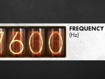 Nixie Tube Progress app design display ios nixie numbers tubes