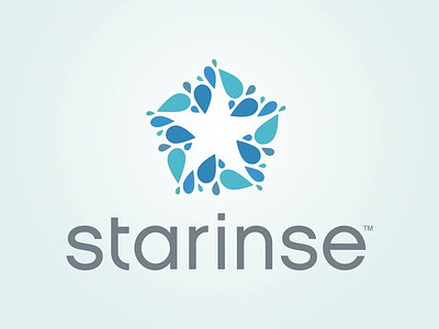 Starinse branding design healthcare identity logo mouth rinse wash