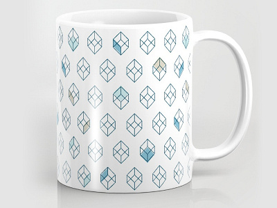 Cubist Pattern cubist design geometric geometry illustration mug pattern product