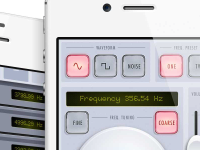 Test Oscillator - Completed app audio design interface ios oscillator professional test ui