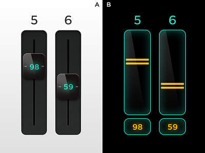 Sliders - Two Ways fader ios slider touch ui
