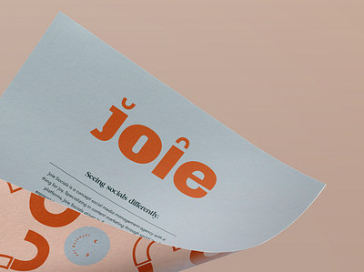 Joie Socials brand identity branding brand identity design branding branding agency branding and identity branding concept branding design design graphic design graphic design logo logo logotype typography